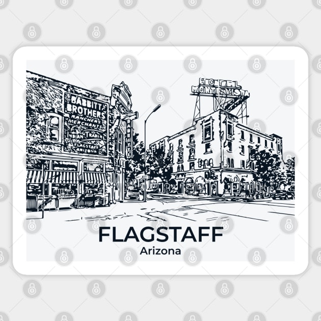 Flagstaff - Arizona Sticker by Lakeric
